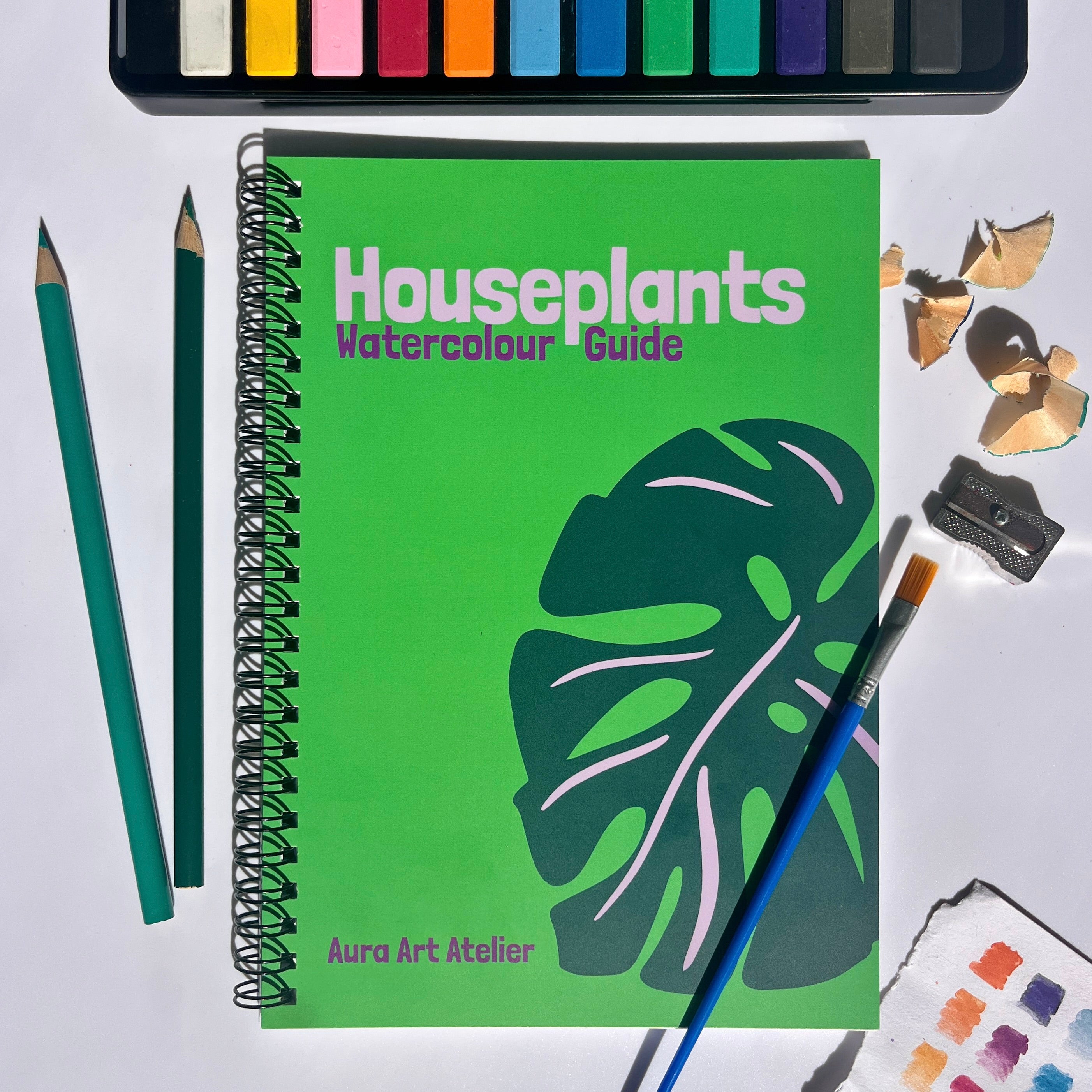 Houseplants Watercolour Book